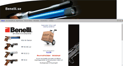Desktop Screenshot of benelli.se